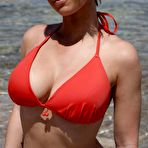 Pic of Kirstie Red Bikini Titties Flaunt It / Hotty Stop