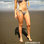 Pic of Pamela Jay String Bikini Posing - Bunny Lust