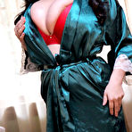 Pic of Antonella Kahllo Silk Robe Pinup - Prime Curves