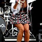 Pic of Tulisa Contostavlos sexy live performs at Barclaycard Wireless Festival in Hyde Park