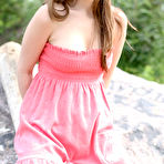 Pic of Mila H Shy Girl in a Pink Dress