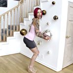 Pic of Anna Bell Peaks gets banged in her pink top and skirt (BangBros - 16 Pictures)
