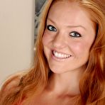 Pic of Cheerful redhead takes off her black panties to pose totally nude - IamXXX.com
