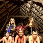 Pic of Bimba Sawacco, Peggy Sue, Susi M, Lady Marlen and Lady K in nice lezdom scene in the barn