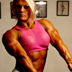 Pic of PinkFineArt | Lisa Cross in Naked Power from Female Muscle Network