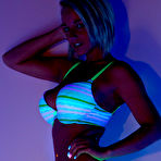 Pic of Nikki Sims Sexy Black Light - Bunny Lust