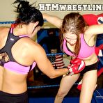 Pic of  Courtney vs Erika – Female Boxing | - Hit the Mat  