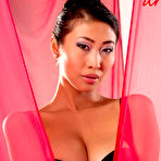 Pic of Look at EXPLICITE ART, Sharon Lee, breasty asian babe, bringing off with a uncompromisingly large toy!