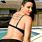 Pic of Roxy Reed Strips by the Pool