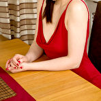 Pic of [All Over 30] Horny Tina Kay and her man get it on after dinner on the table - IWantMature.com