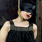 Pic of SexPreviews - Sister Dee lezdom is tutoring and spanking rope bound black dress submissve Marina