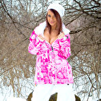 Pic of Nikki Sims Snow Day Play Time - Bunny Lust