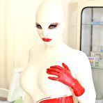 Pic of Latex Sex Goddess's Self-Spanking and Masturbation Solo Video with Latex Lucy