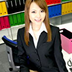 Pic of Sexy Japanese lady showing off in her office