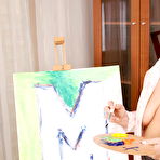 Pic of Naughty mature lady playing with paint