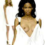 Pic of Chanel Iman Nip Slip at Vogue Anniversary ! - Scandal Planet