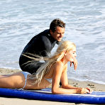 Pic of Kendall Rae fucks her surfing instructor on the beach