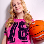 Pic of Teen Vika P aka Aislin with performs a kinky striptease with a basketball and sneakers at pussyxxxporn.com