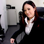 Pic of   Horny Ritsuko Tachibana satisfies herself at the office | JapanHDV