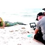 Pic of Nicki Minaj Topless Posing As A Dirty Mermaid  - AZNude