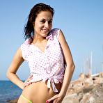 Pic of Antonia Sainz Wet Seaside Brunette