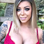 Pic of SexPreviews - Karma Rx busty blonde is bound for cumming without permission by maledom Charles Dera