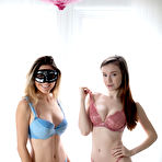 Pic of Emily Bloom Masked Friend