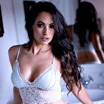 Pic of Anastasia Harris in White Lace Lingerie