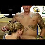Pic of German Janine with tattooed boyfriend at HomeMoviesTube.com