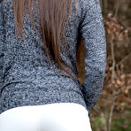Pic of Brittany Marie Yoga Pants Flashing - Bunny Lust
