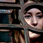 Pic of SexPreviews - Trina Michaels heating up while bound in metal cage and spanked in dungeon