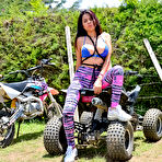 Pic of Mila Garcia rides her all-terrain vehicle first and then his cock