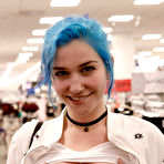 Pic of Zishy Skye Blue Topless @ GirlzNation.com
