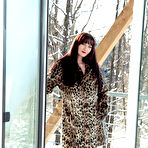 Pic of Vanessa Y Red Lingerie Snow Job for Scoreland - Curvy Erotic