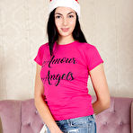 Pic of Hottest Santa Claus has brought his best present yet and it is a smoking hot brunette beauty with a hot pair of natural tits. by ShavedTeenGirls.com