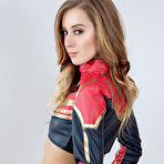 Pic of Haley Reed Captain Marvel XXX Cosplay