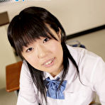 Pic of Japanese schoolgirl Masami Ono showing her shaved hole
