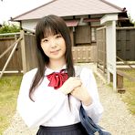Pic of Young japanese girl Mirai Himeno posing outdoor
