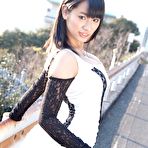 Pic of Sex Av Idols - Busty asian Hana Haruna posing outside her natural big breasts!