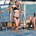Pic of Chloe Madeley seen taking a dip in the ocean in Ibiza