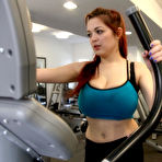 Pic of Tessa Fowler Topless In The Gym / Hotty Stop