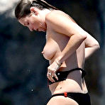 Pic of Kate Moss Topless On The Yacht - Scandal Planet