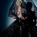 Pic of Nicki Minaj topless with pasties in music video