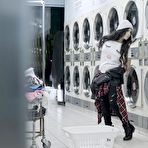 Pic of Titty teen fucks voyeur at laundromat
