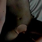 Pic of Amateur MILF In Fishnet Stockings Pounded till Creampie