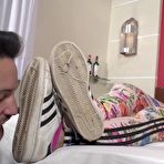 Pic of Bffvideos - Lolah Vibe Sweaty Feet Of Sneakers Pt.1