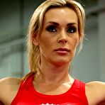 Pic of Lesbian fighters Nikita and Tanya Tate are curious about each others snatches