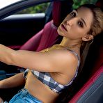 Pic of Abella Danger Stripping By Sport Car | Free Gallery at Babesinporn.com