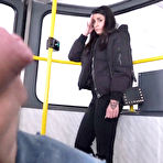 Pic of Woman watches me jerking off on a tram!