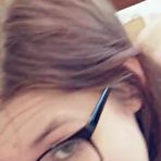 Pic of Nerdy pretty teen deepthroat fuck and anal sex in amateur sextape at AmateurPorn.me